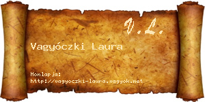Vagyóczki Laura névjegykártya